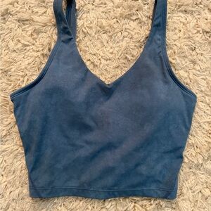 Blue Women's Crop Top